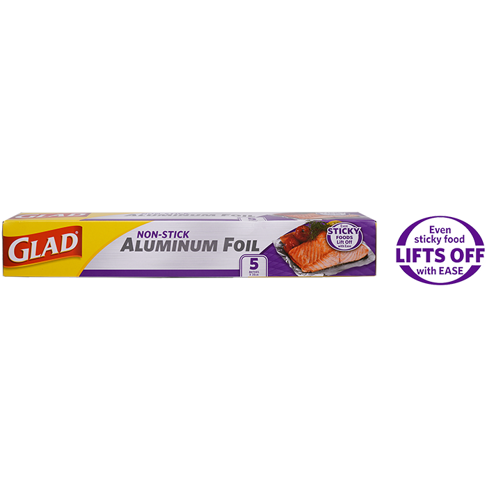 Glad® Non-Stick Aluminum Foil 30 cm width x 5 m box